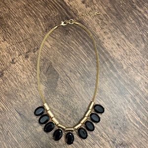 Elegant Gold and Onyx Necklace